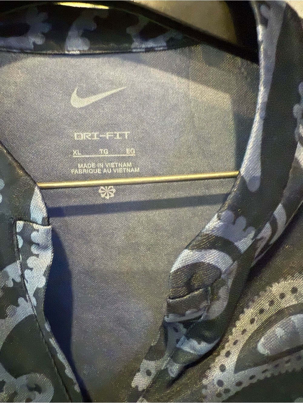 Nike Women’s Sleeveless Paisley Golf Tank Women’s XL - Picture 3 of 3